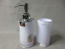Spirella Sydney Soap Dispenser & Toothmug.
