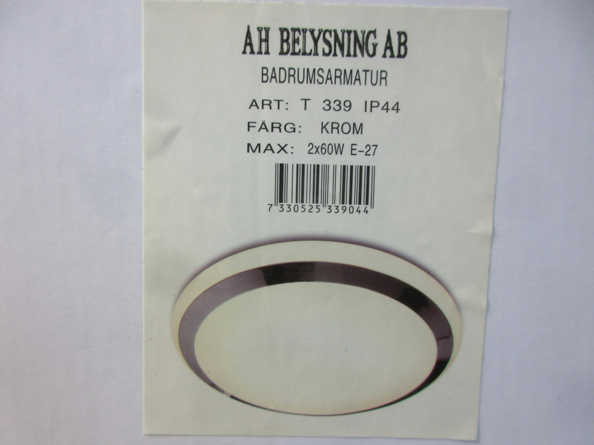 AH Belysning Plafond T339 IP44