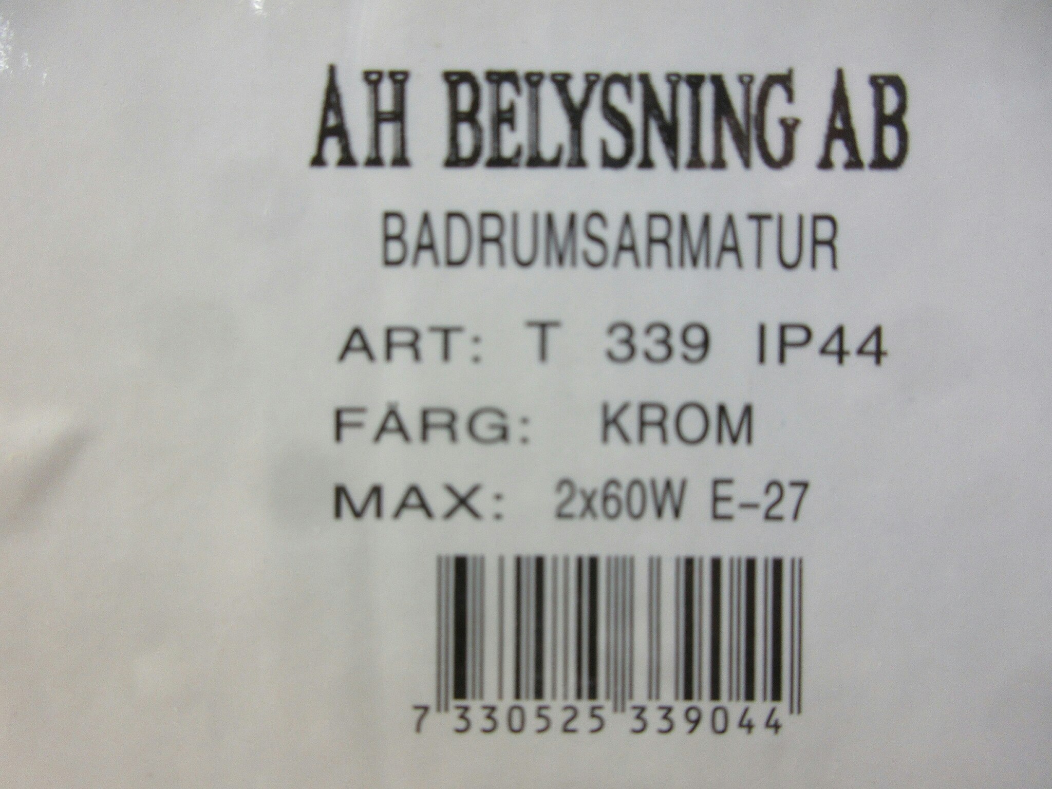 AH Belysning Plafond T339 IP44