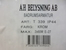 AH Belysning Plafond T339 IP44