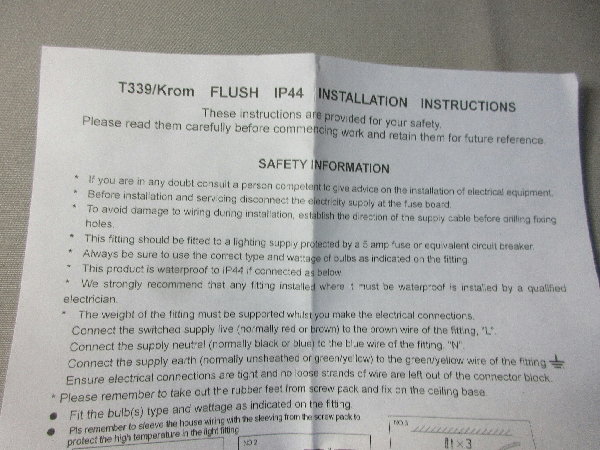AH Belysning Plafond T339 IP44