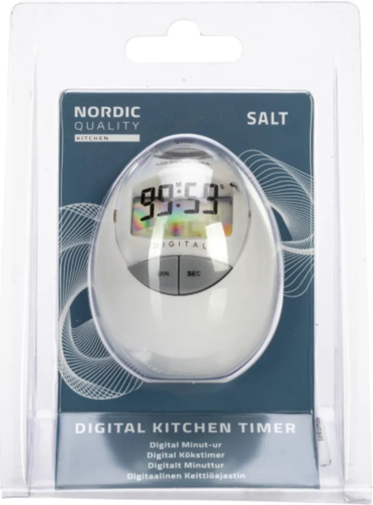 Nordic Quality Salt Digital kökstimer Vit