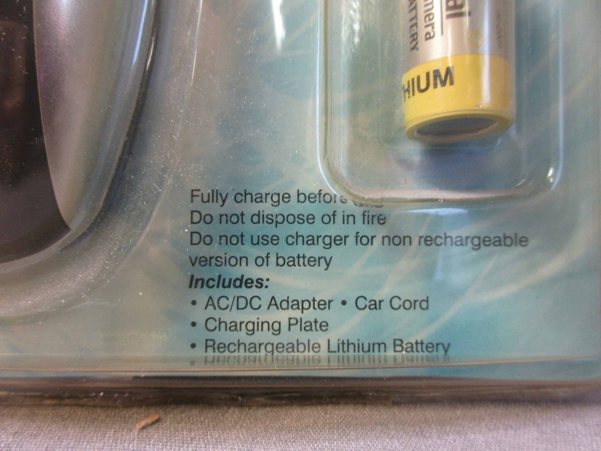 Battery Charger Kit CR123A
