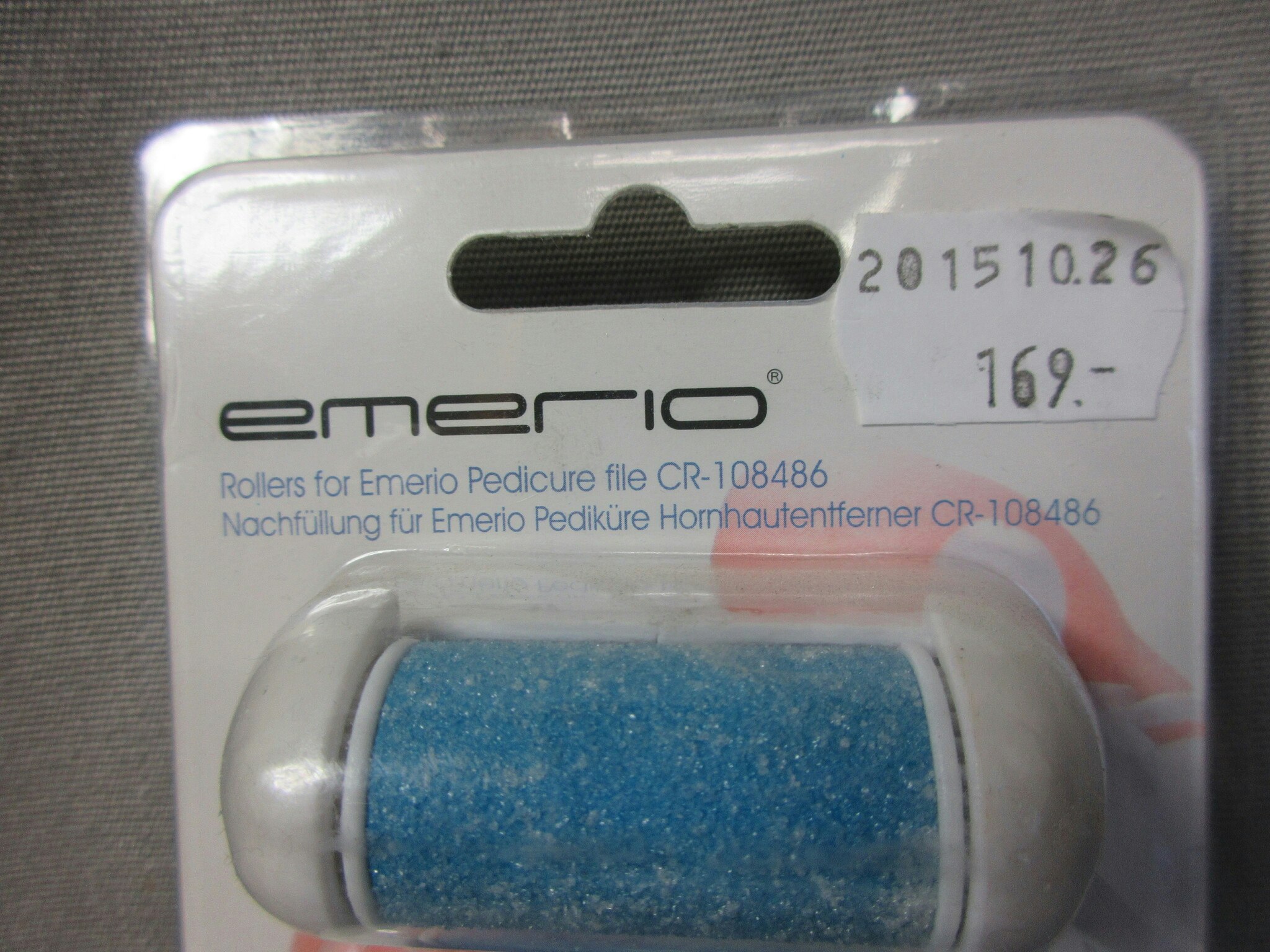 Elektrisk fotfil, extra slipytor 5-pack