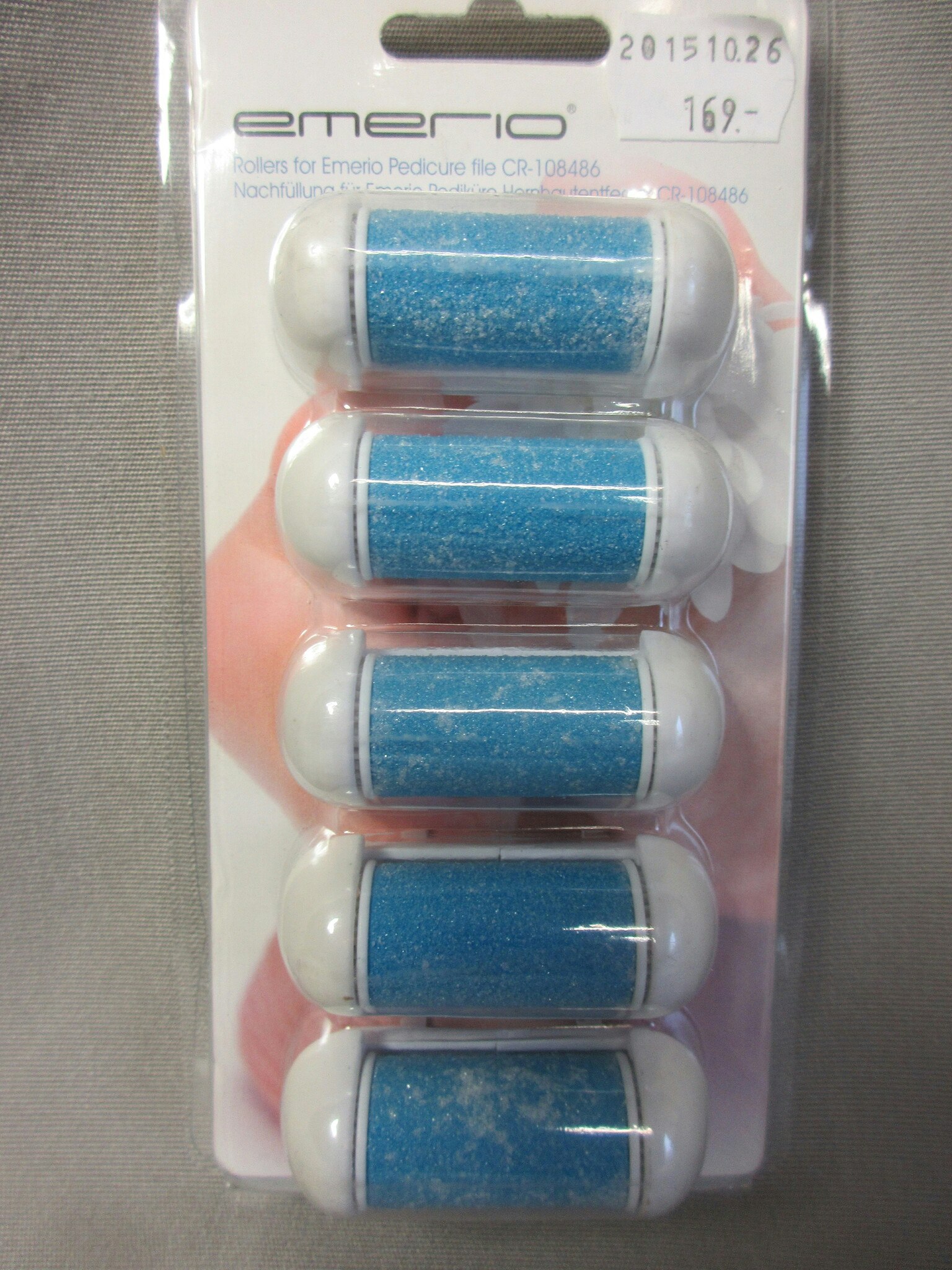 Elektrisk fotfil, extra slipytor 5-pack
