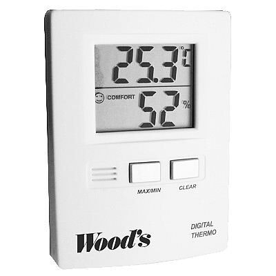 WOODS Hygrotermometer P-CV8005