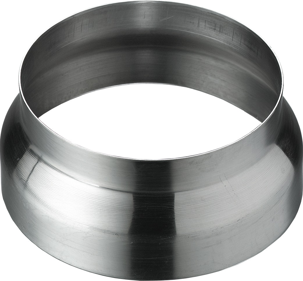 Aluminiumreducering + Tape 150/125 mm