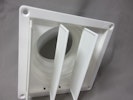 Ventilationsgaller 160 x 160 mm.