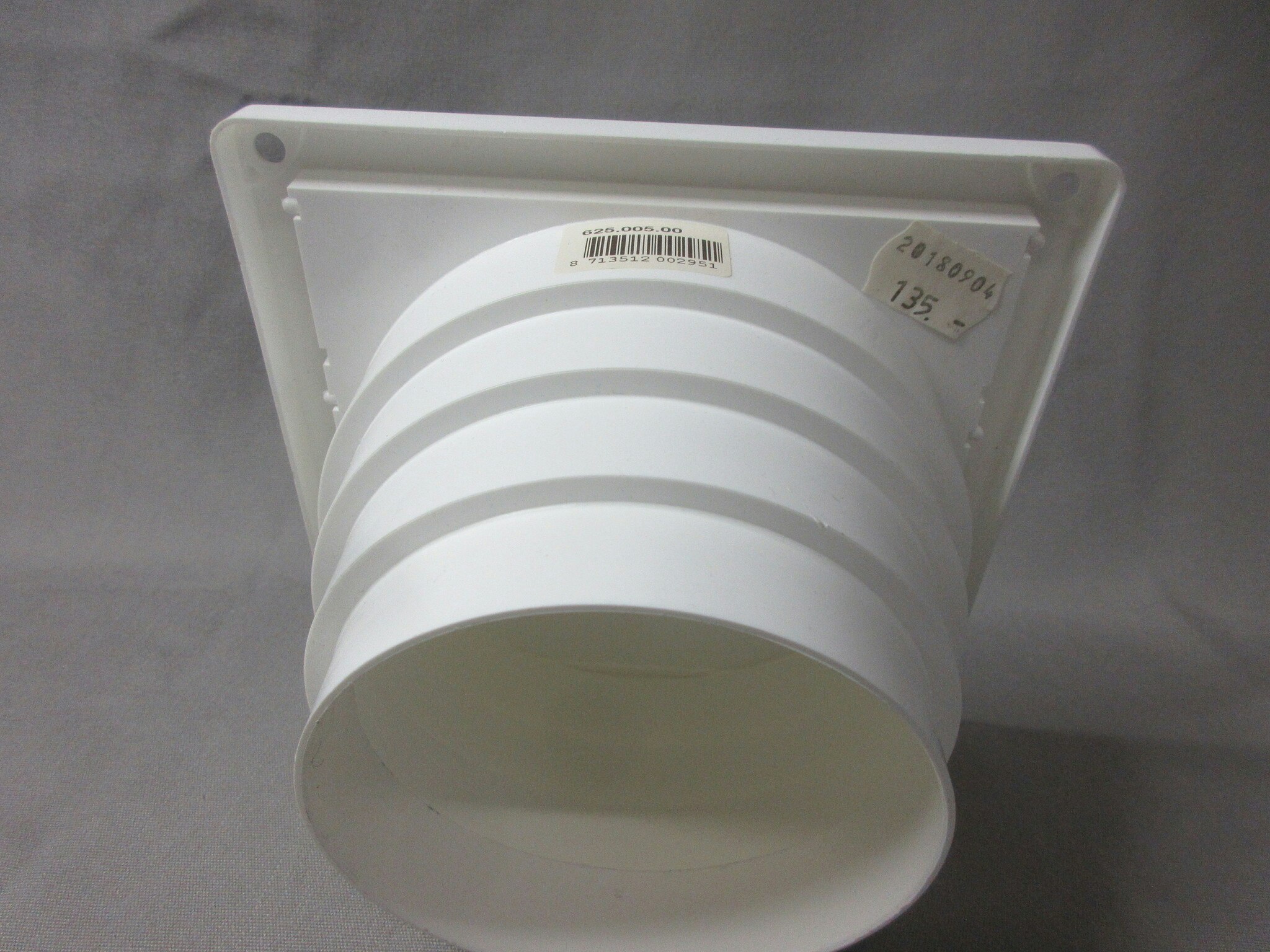 Ventilationsgaller 160 x 160 mm.