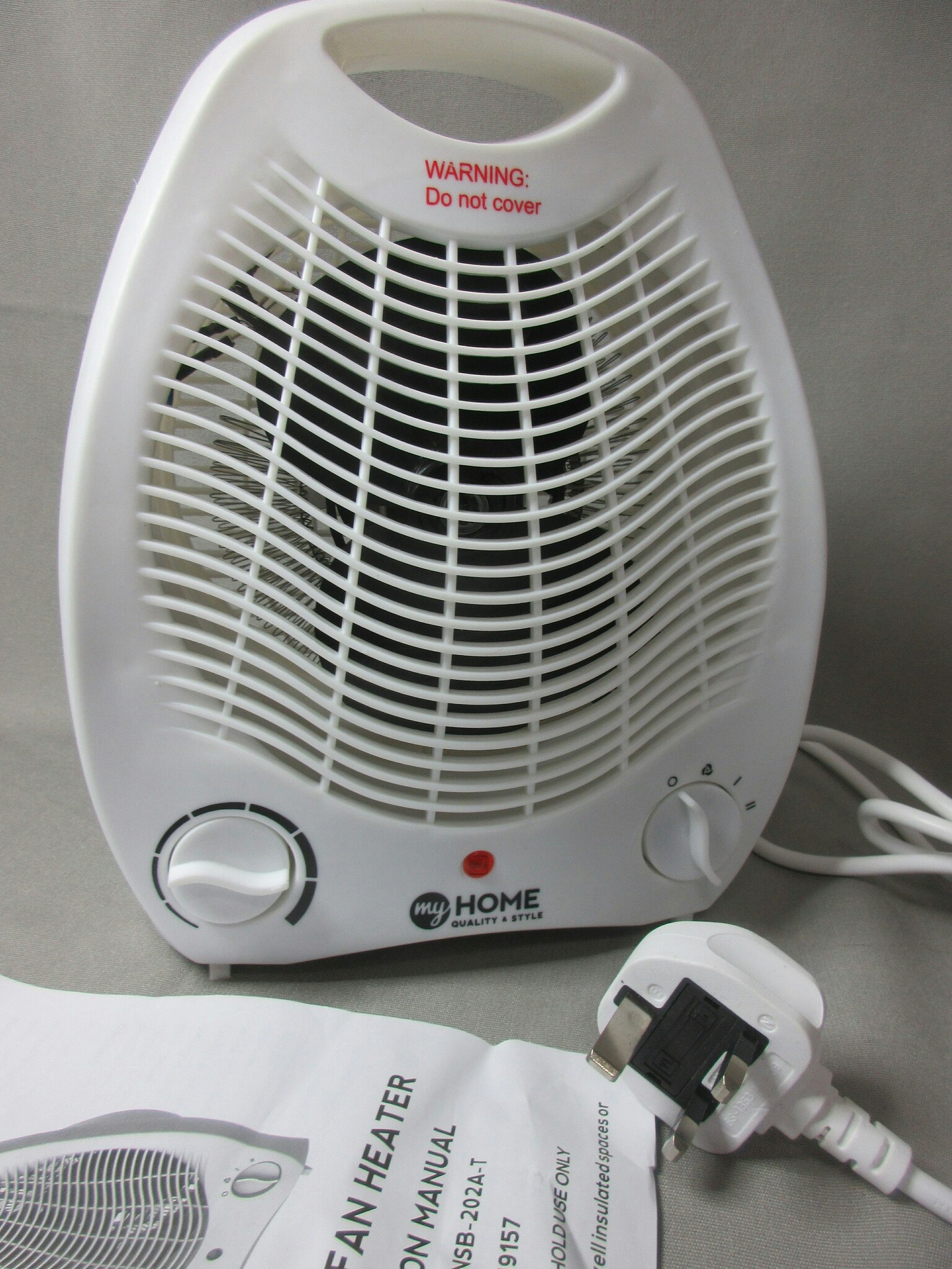 Gelia 4002000051 Värmefläkt plast, vit