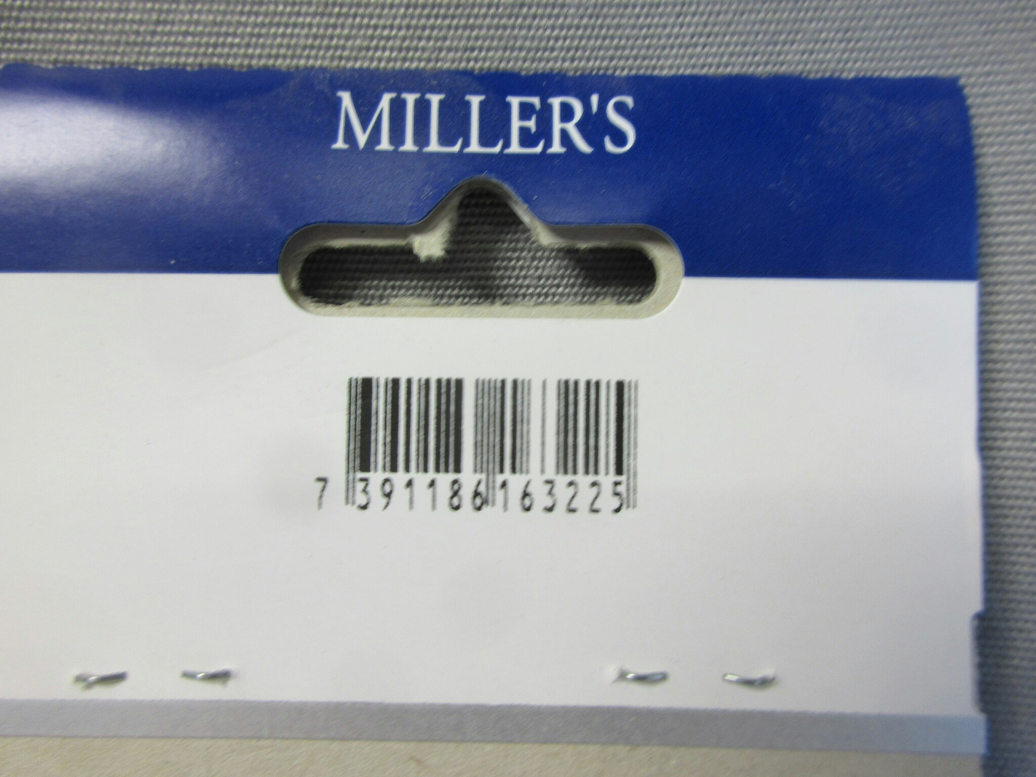 Millers Cylinderring 8 mm. Mörkoxid mässing 16322
