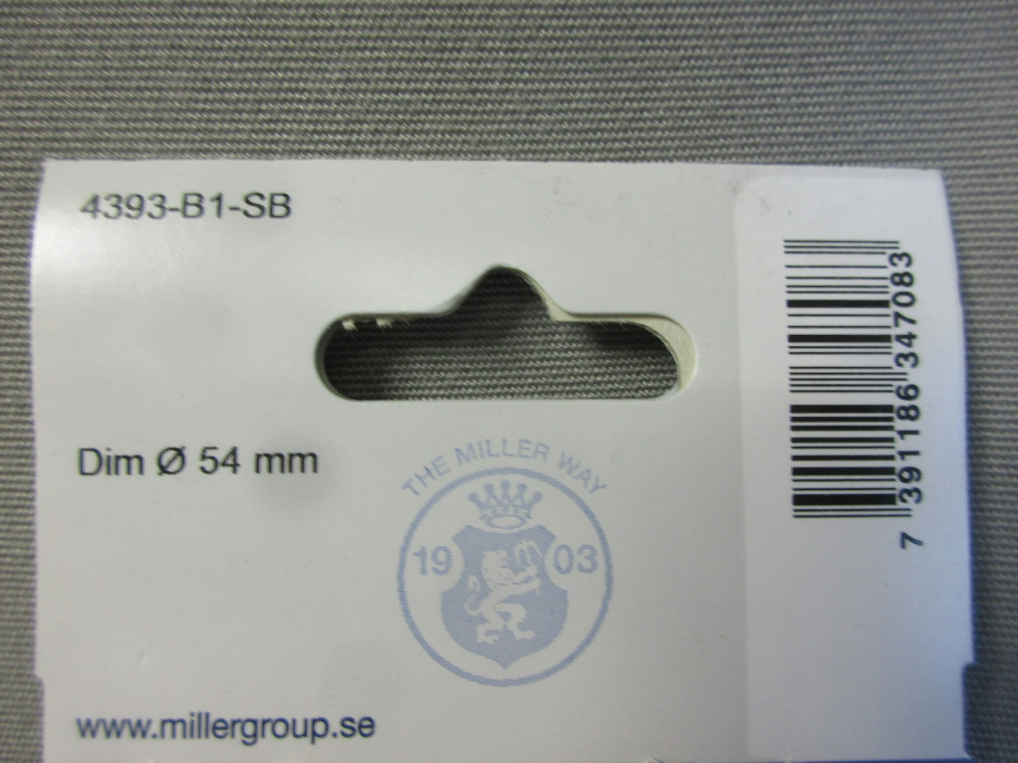 Millers Cylinderring 11 mm. Mörkoxid 34708