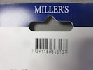 Millers Cylinderring 6 mm. Blank mässing 36313