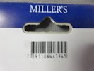 Millers Cylinderring 8 mm. Blank mässing 44394