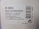 Beslagsboden Nyckelskylt Aluminium B905