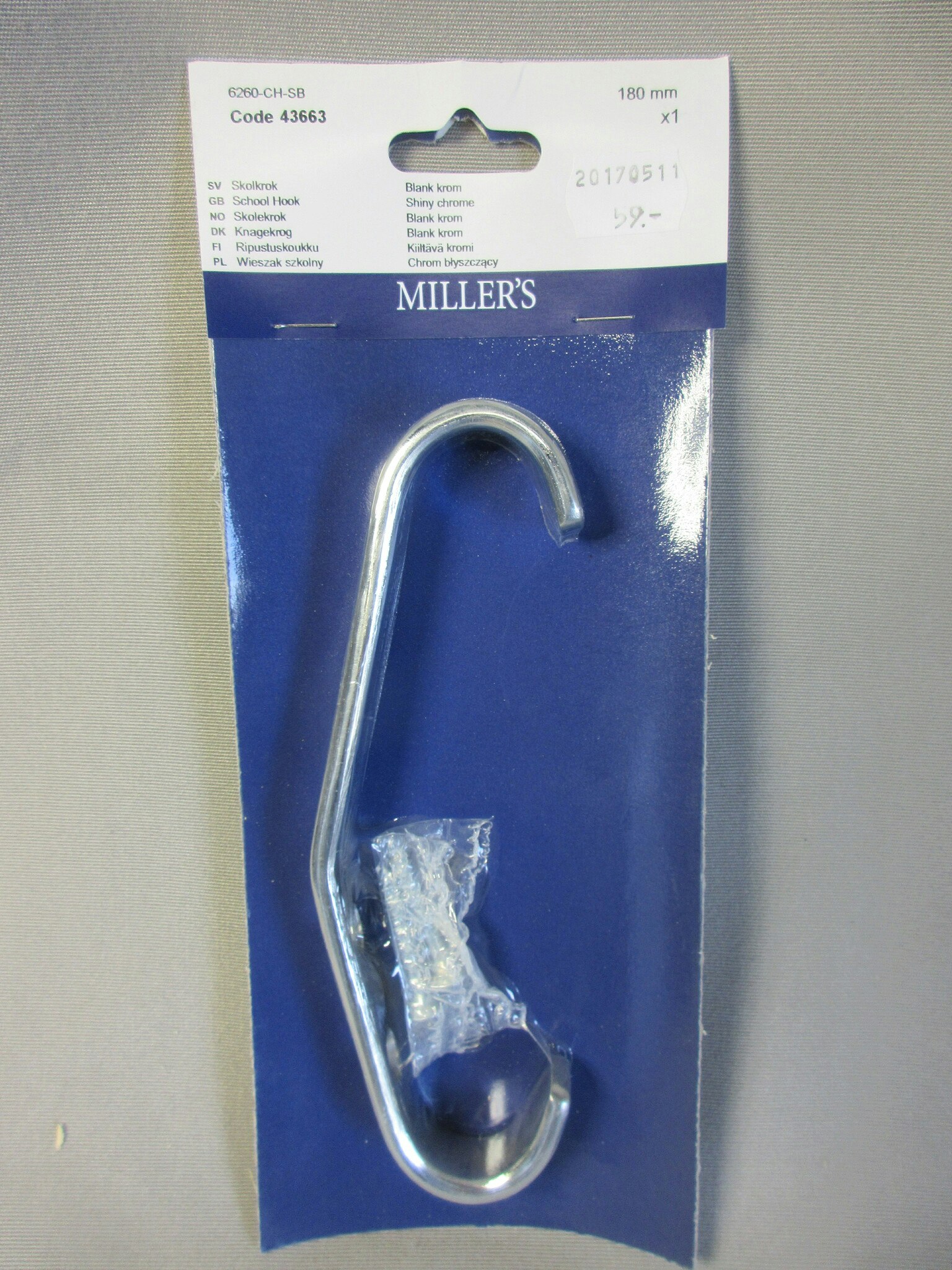 Millers Skolkrok 180x19mm