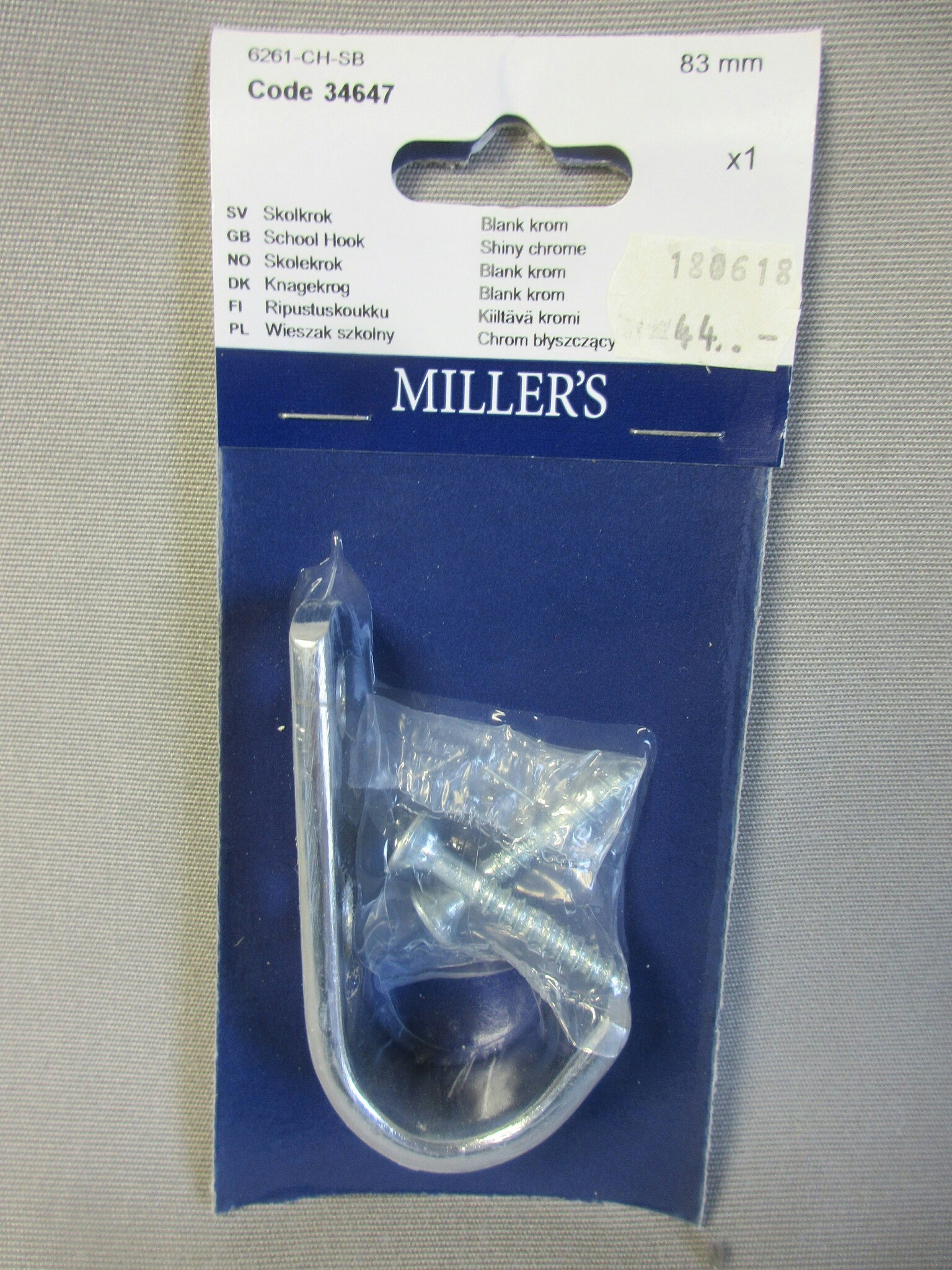 Millers Skolkrok 83x19mm