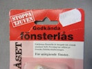 Fönsterlås Menova 1521 utåtgående Vit LL SB