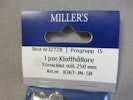 Millers Klaffhållare 250mm. 2 st.