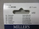Millers Dämpare 7 mm. 50 st.
