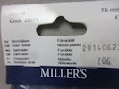 Millers Dörrhållare Blank Nickel 70mm