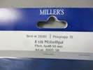 Millers Möbelhjul 50 mm. 4 st.
