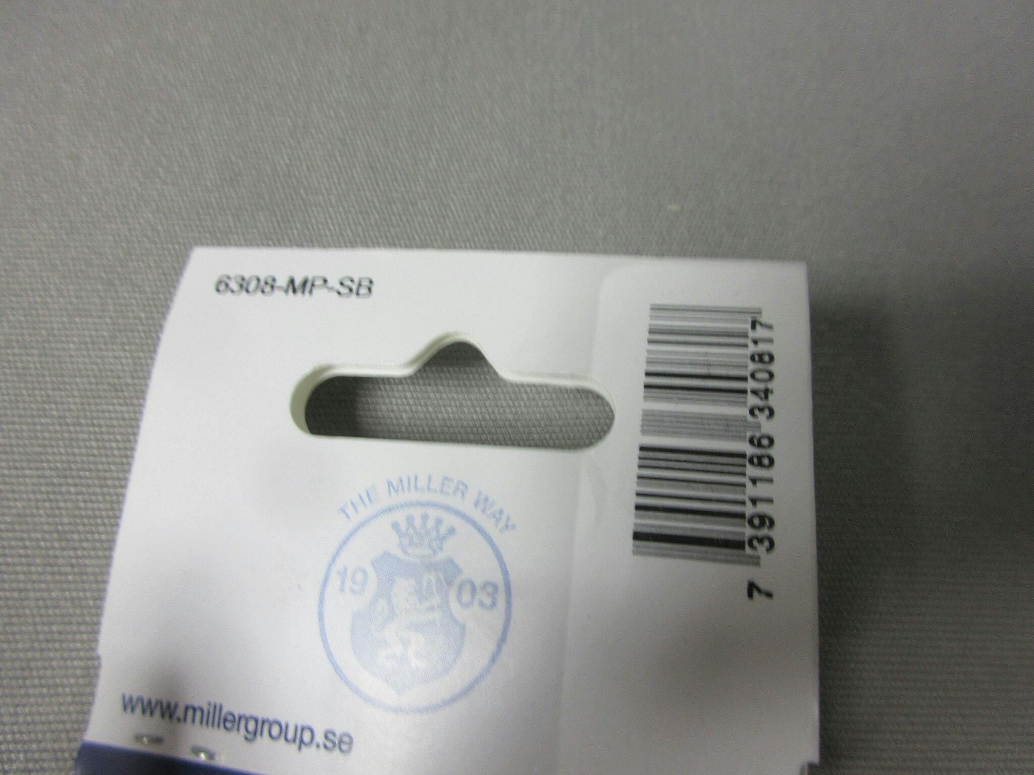 Millers Krok 18 mm. Blank Mässing 34081.  2 st.