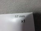 Millers Ankarkrok Matt Krom 57 mm