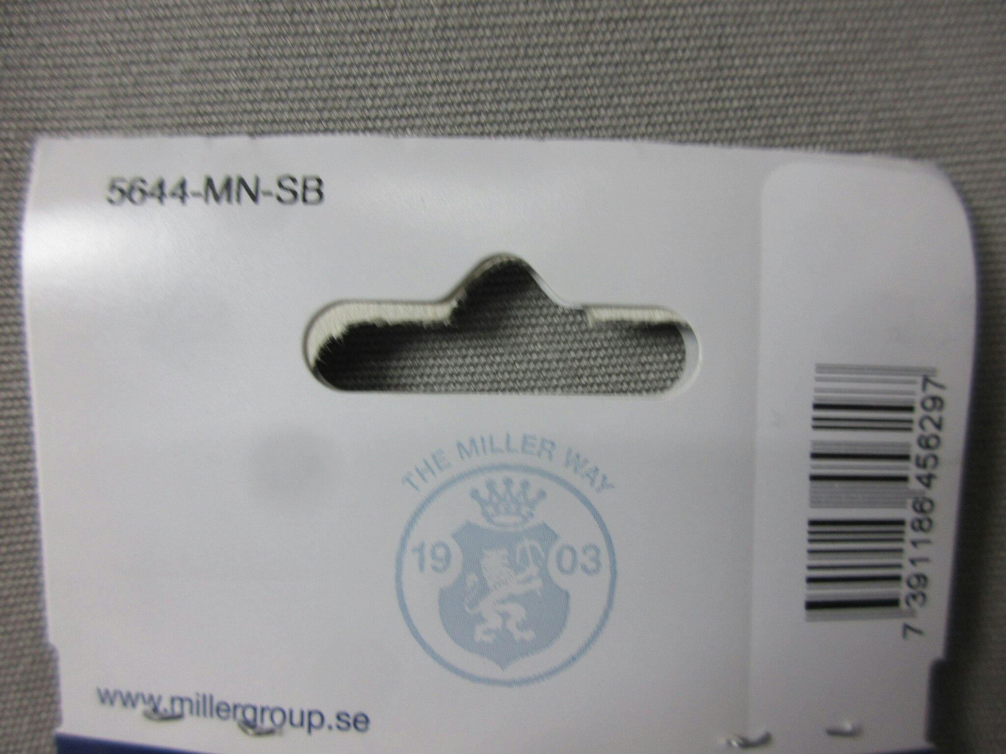 Millers Hängare Blank Nickel. 45629. 230 mm