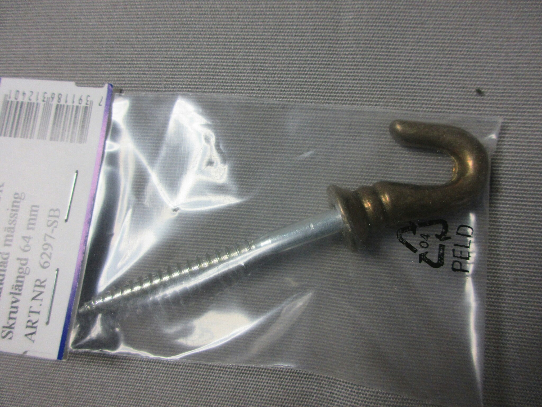 Millers Kronkrok Mässing 64 mm.
