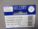 Millers Kronkrok Mässing 64 mm.