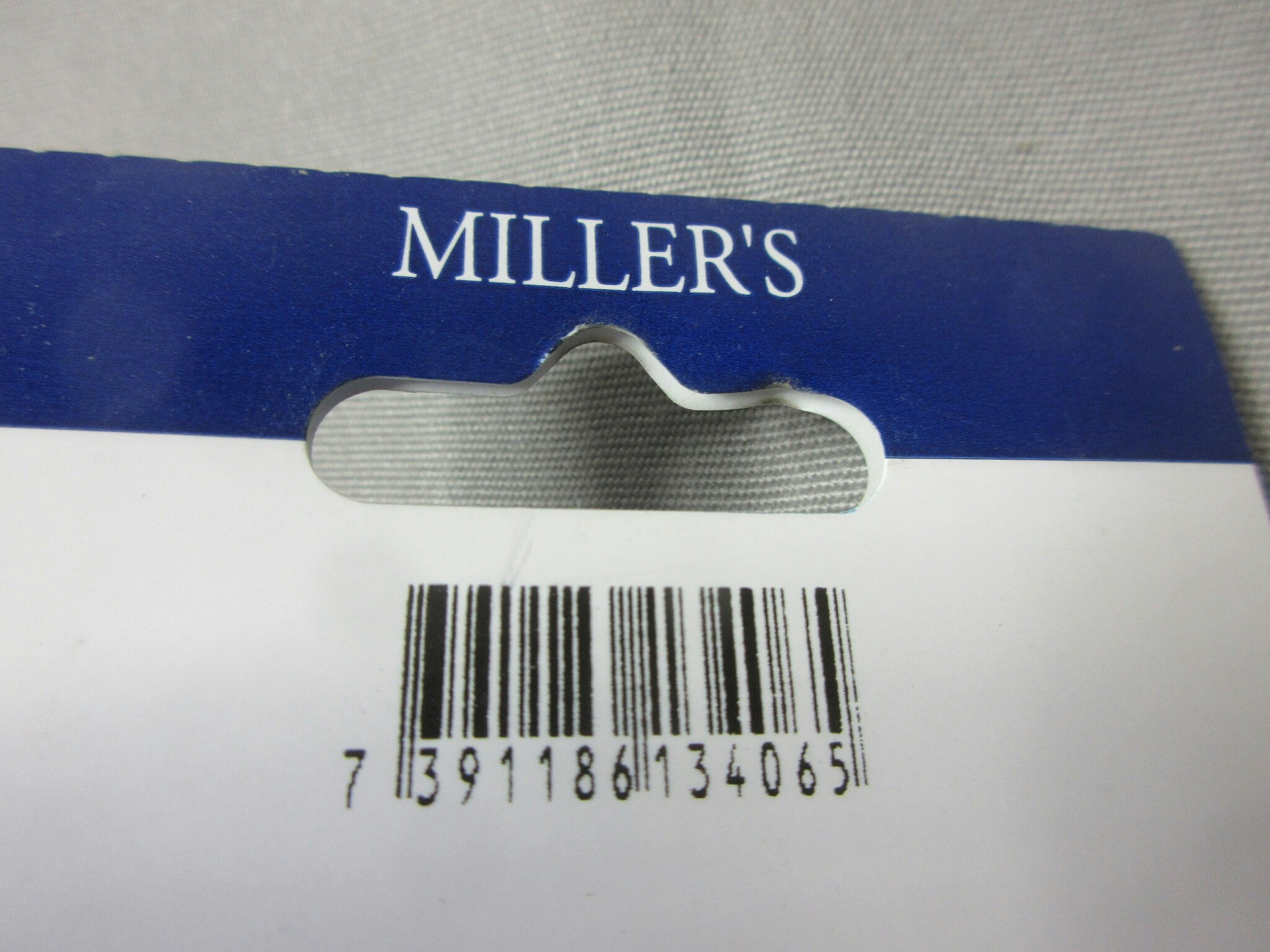 Millers Ledstångskrok Förnicklat stål 77 mm.