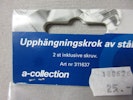 a-collection Upphängningskrok av stål, 2 st.