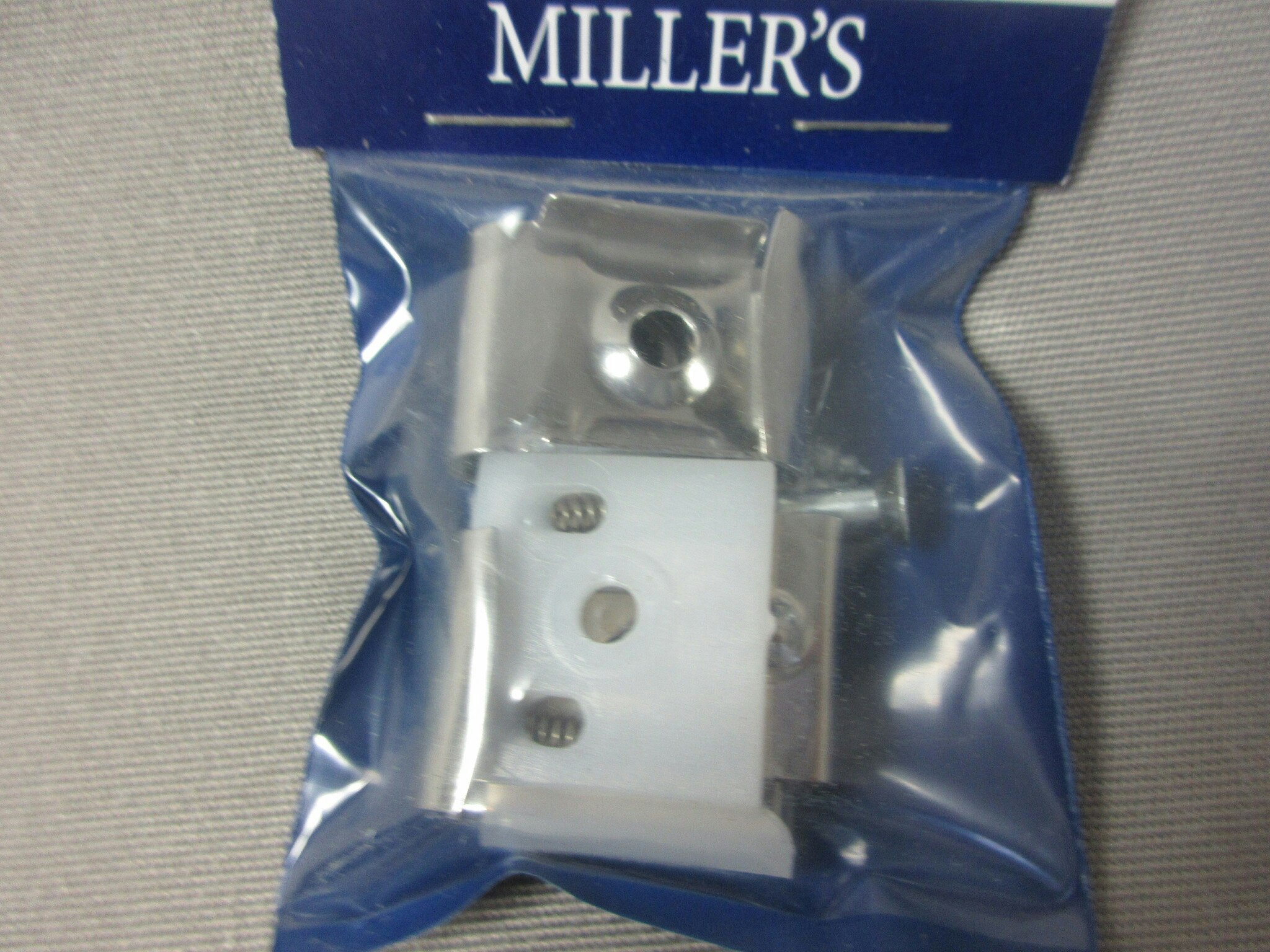 Millers Spegelklammer Rostfritt 4-pack