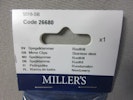 Millers Spegelklammer Rostfritt 4-pack