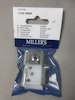 Millers Spegelklammer Rostfritt 4-pack