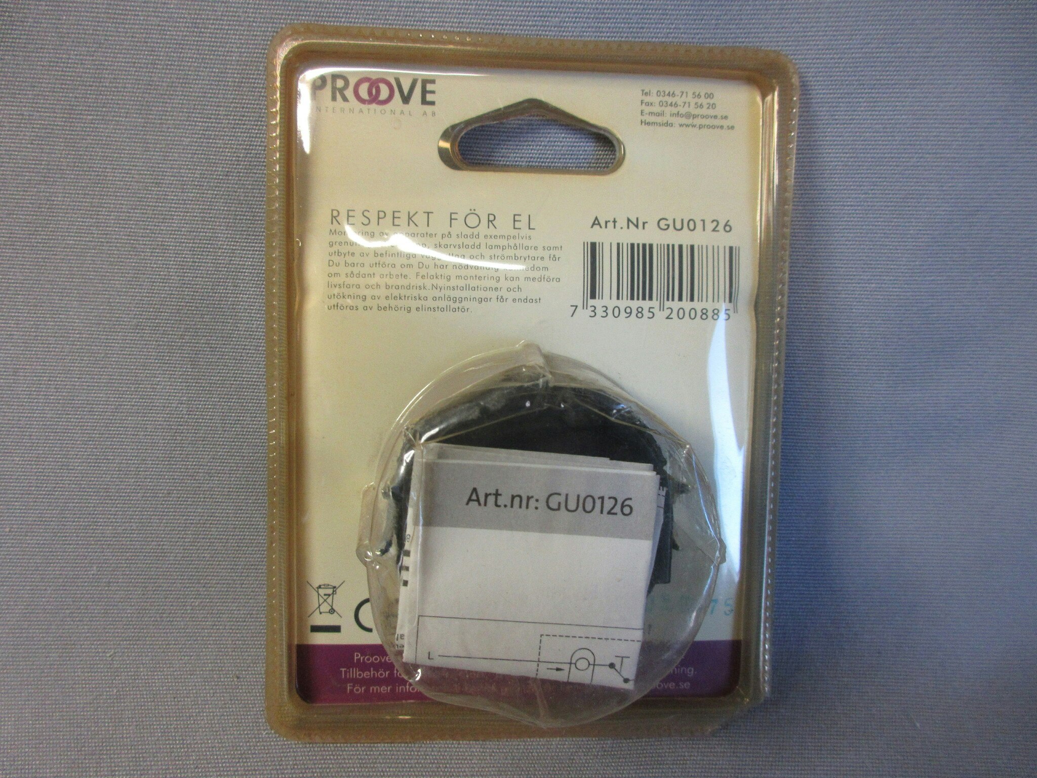 PROOVE Dimmer 500W Stål