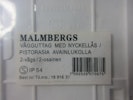 Malmbergs Vägguttag 2-vägs nyckellås IP54
