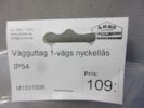 Malmbergs Vägguttag 1-vägs nyckellås IP54