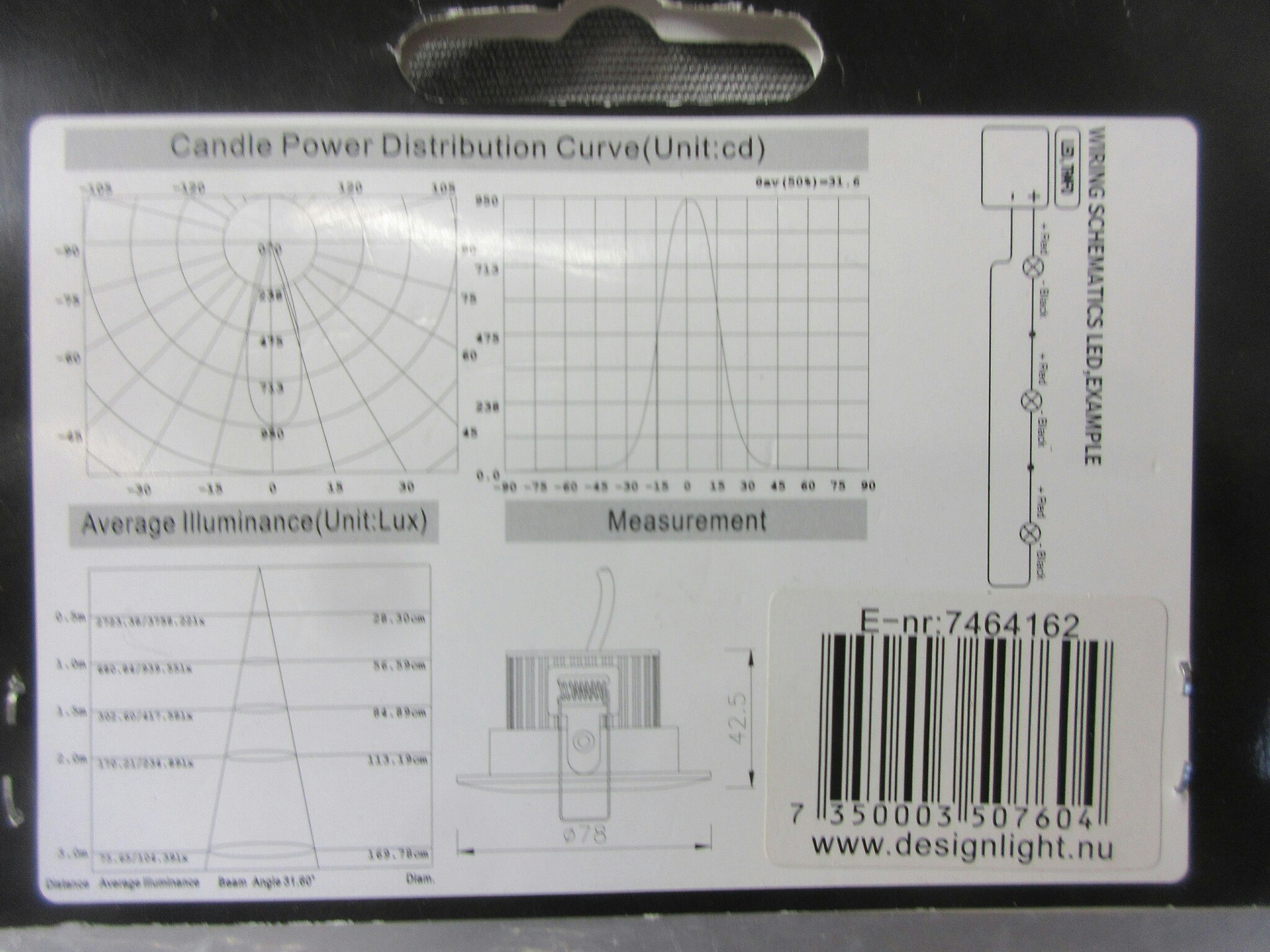 Designlight Downlight LED P-111A