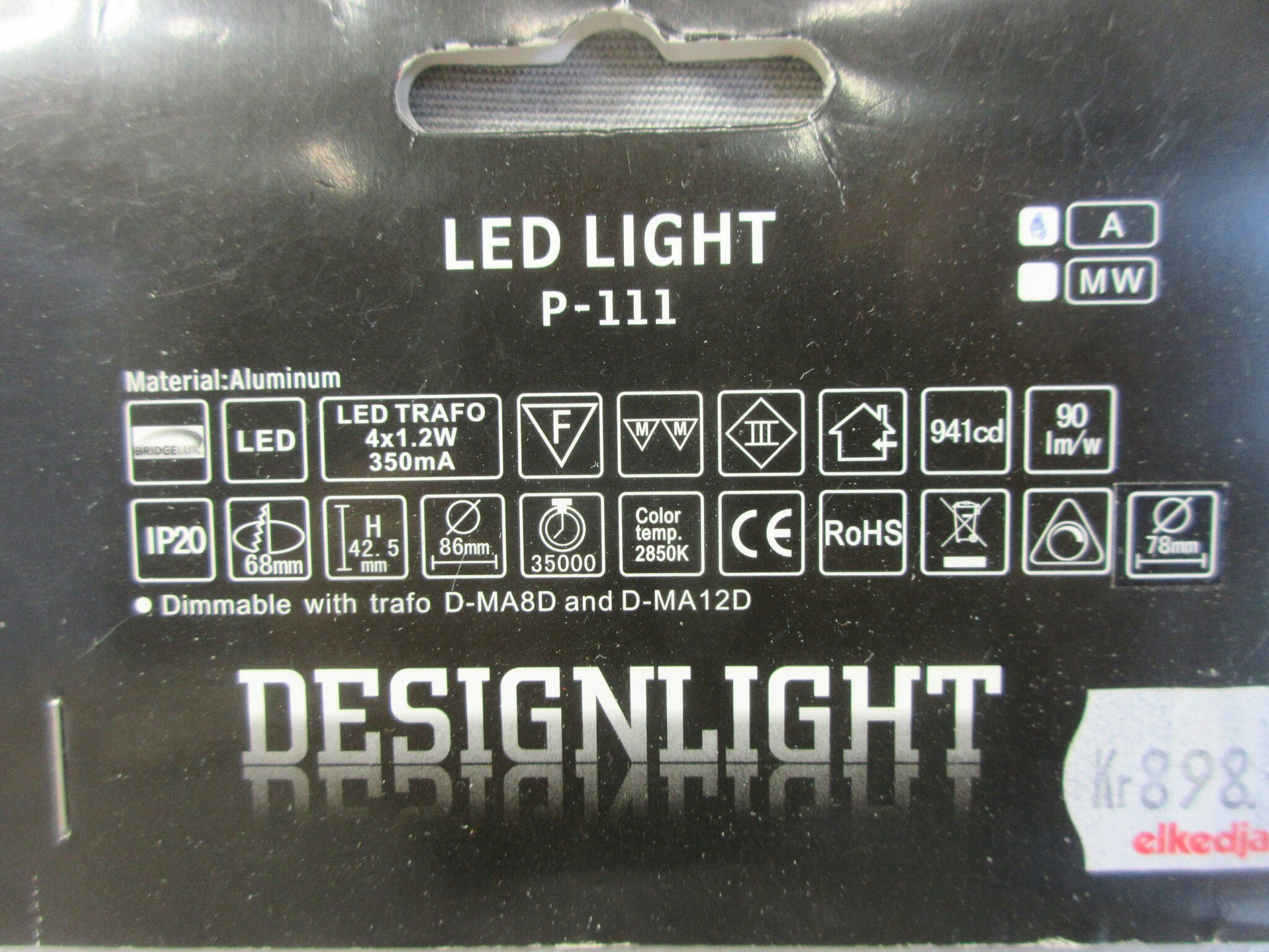 Designlight Downlight LED P-111A