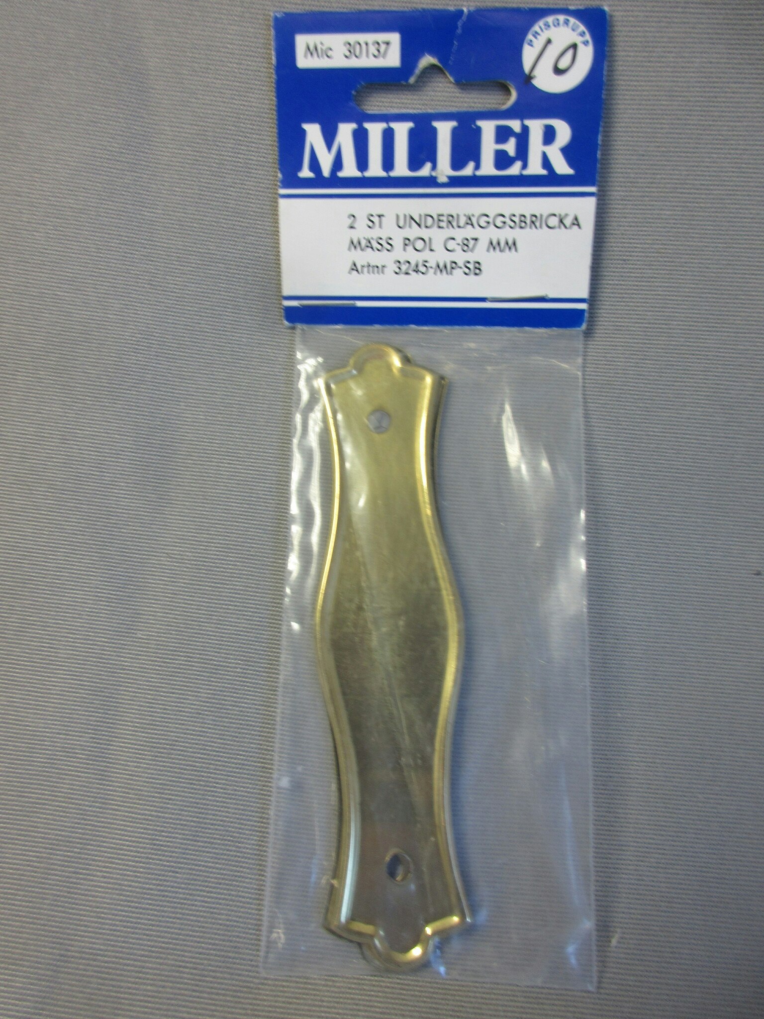 Miller Underläggsbricka Mässing 2 st.