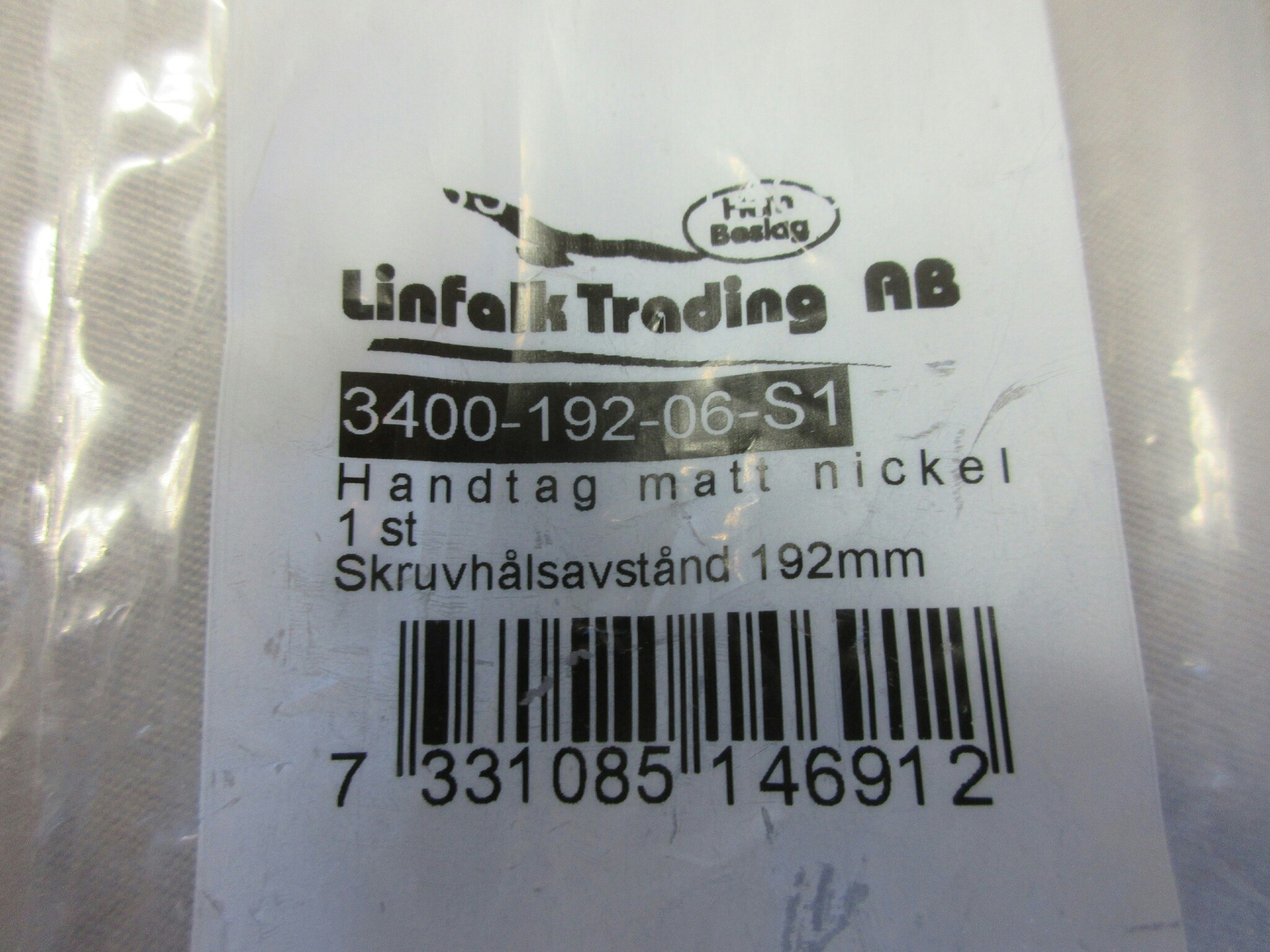 Linfalk Trading Handtag Matt Nickel