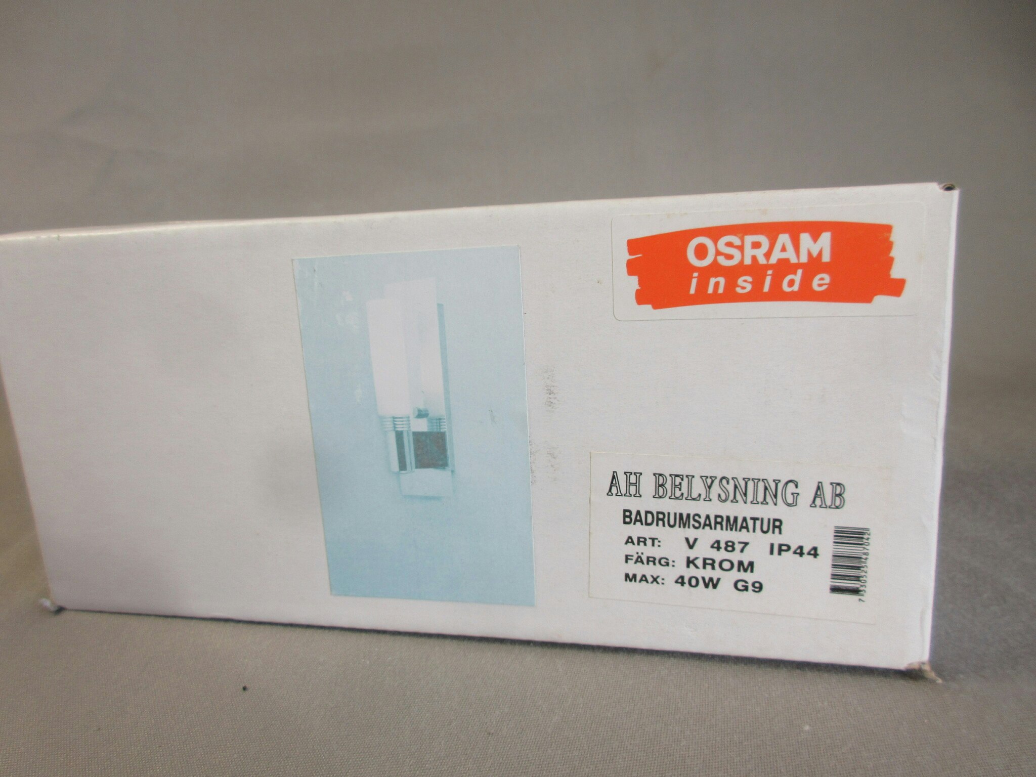 AH Belysning Badrumsarmatur IP44. V487