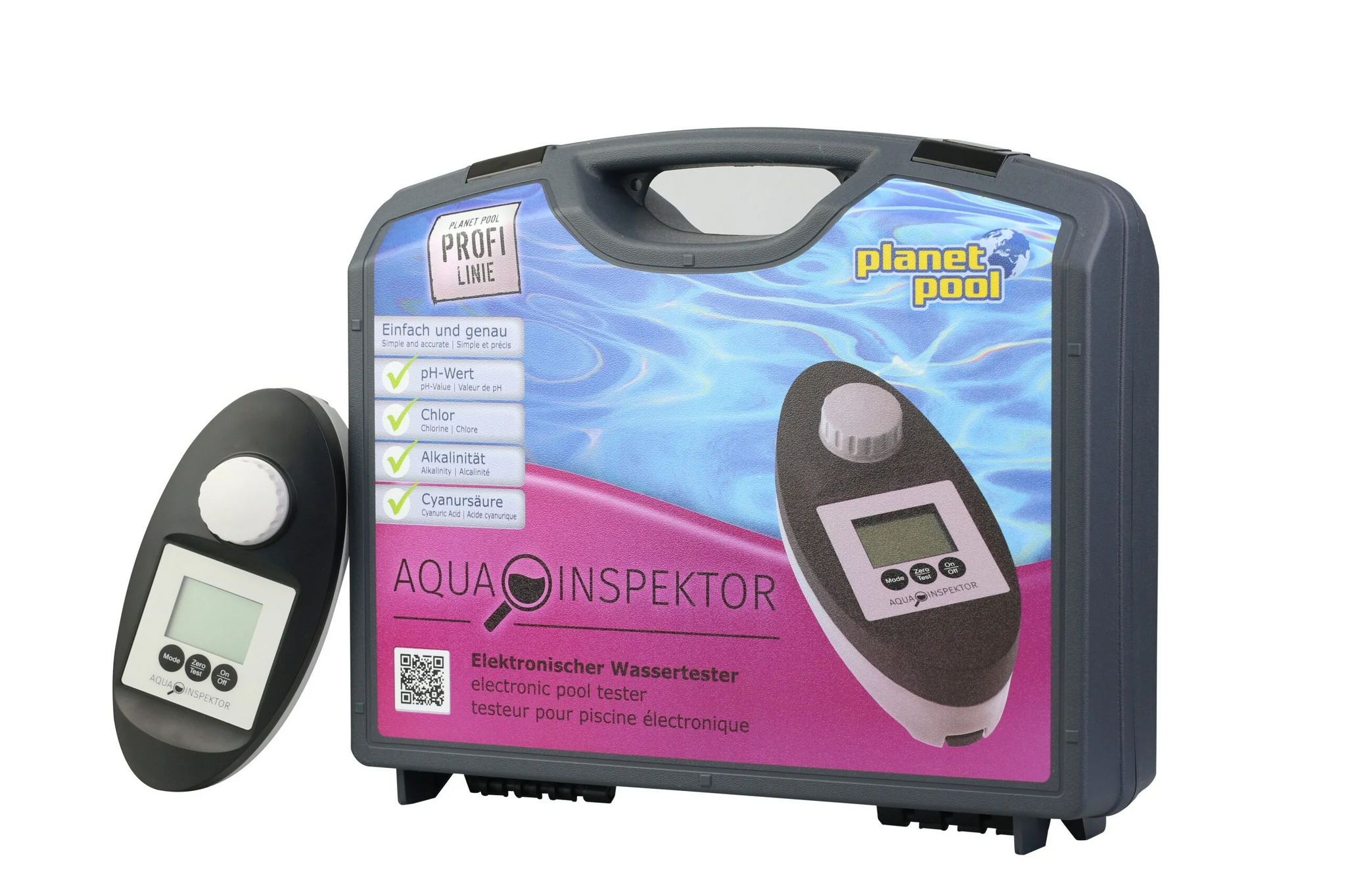 Planet Pool Aqua Inspector, Digitala tester