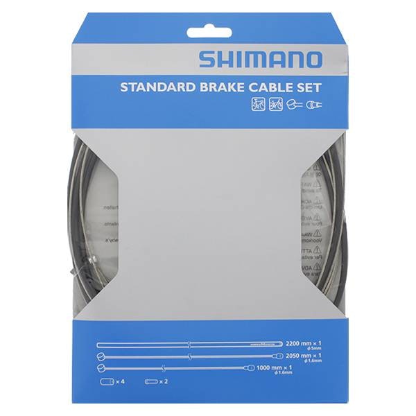 SHIMANO Bromsvajerset Racer/MTB Dubbla Nipplar Black