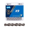KMC Kedja X9, 9-delad, grå, 114L