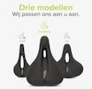 VELMIA Cykelsadel Trekking