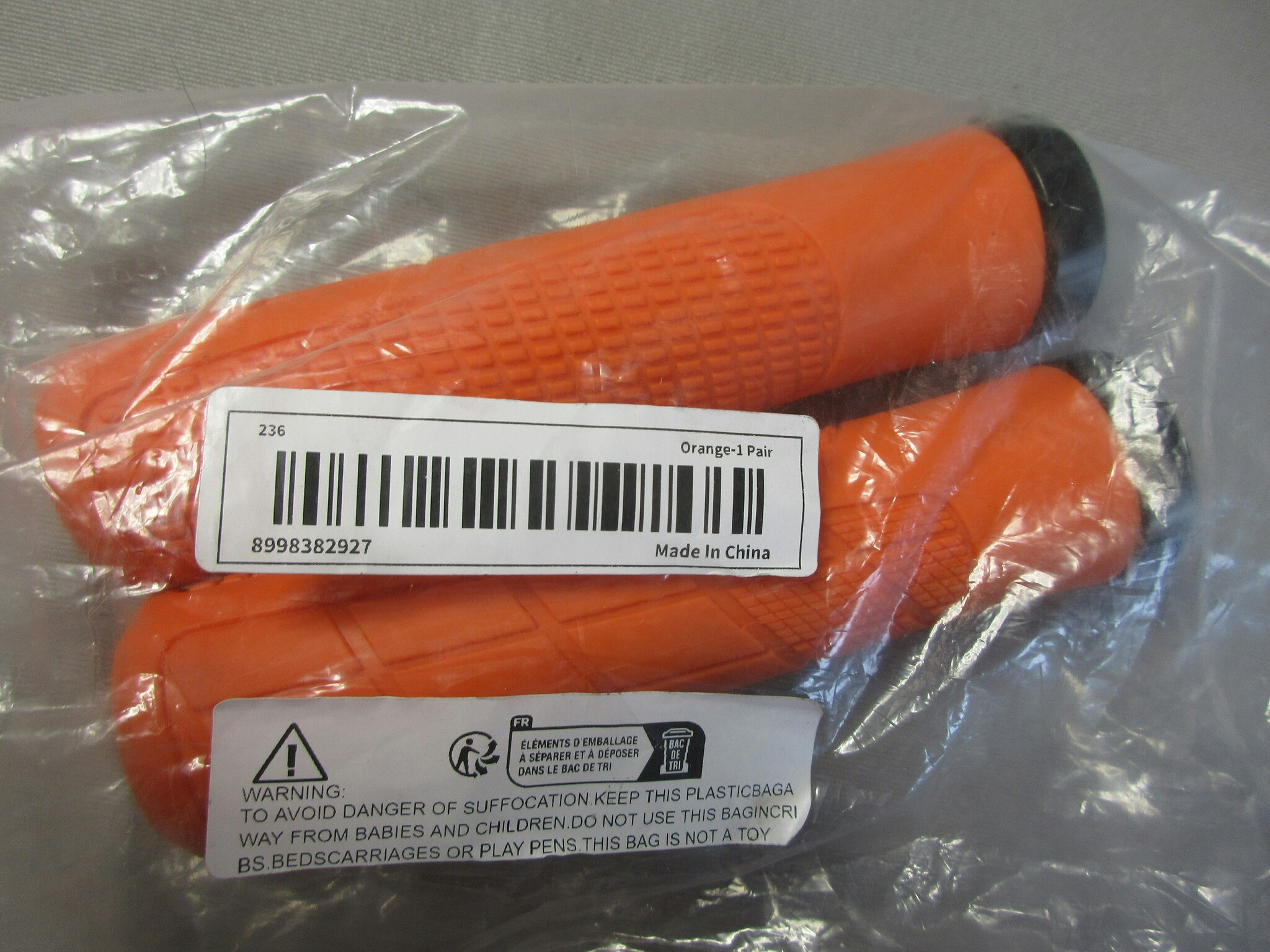 Cykelstyrhandtag Mountainbike Orange 1 par