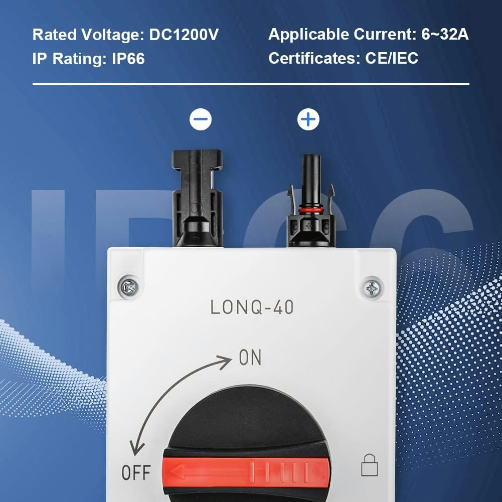 Photovoltaic DC Switch LONQ-40, 32A